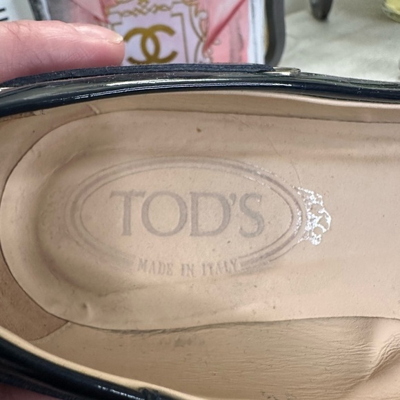 Tod's Women's Black Patent Leather Loafers - Picture 3 of 5